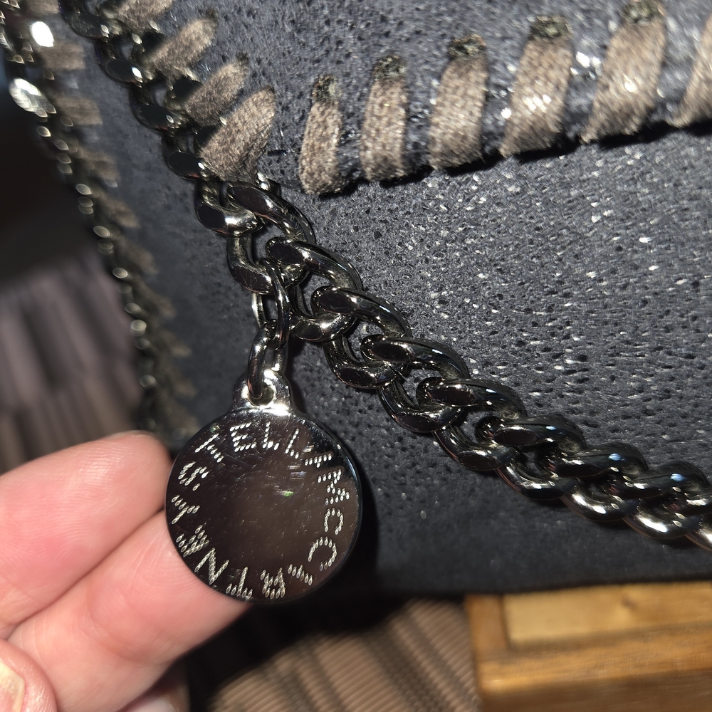 Stella McCartney Midnight  Chain-Embellished Bag - Picture 2 of 8